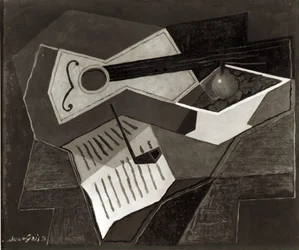 Guitare et bol de fruits, 1926